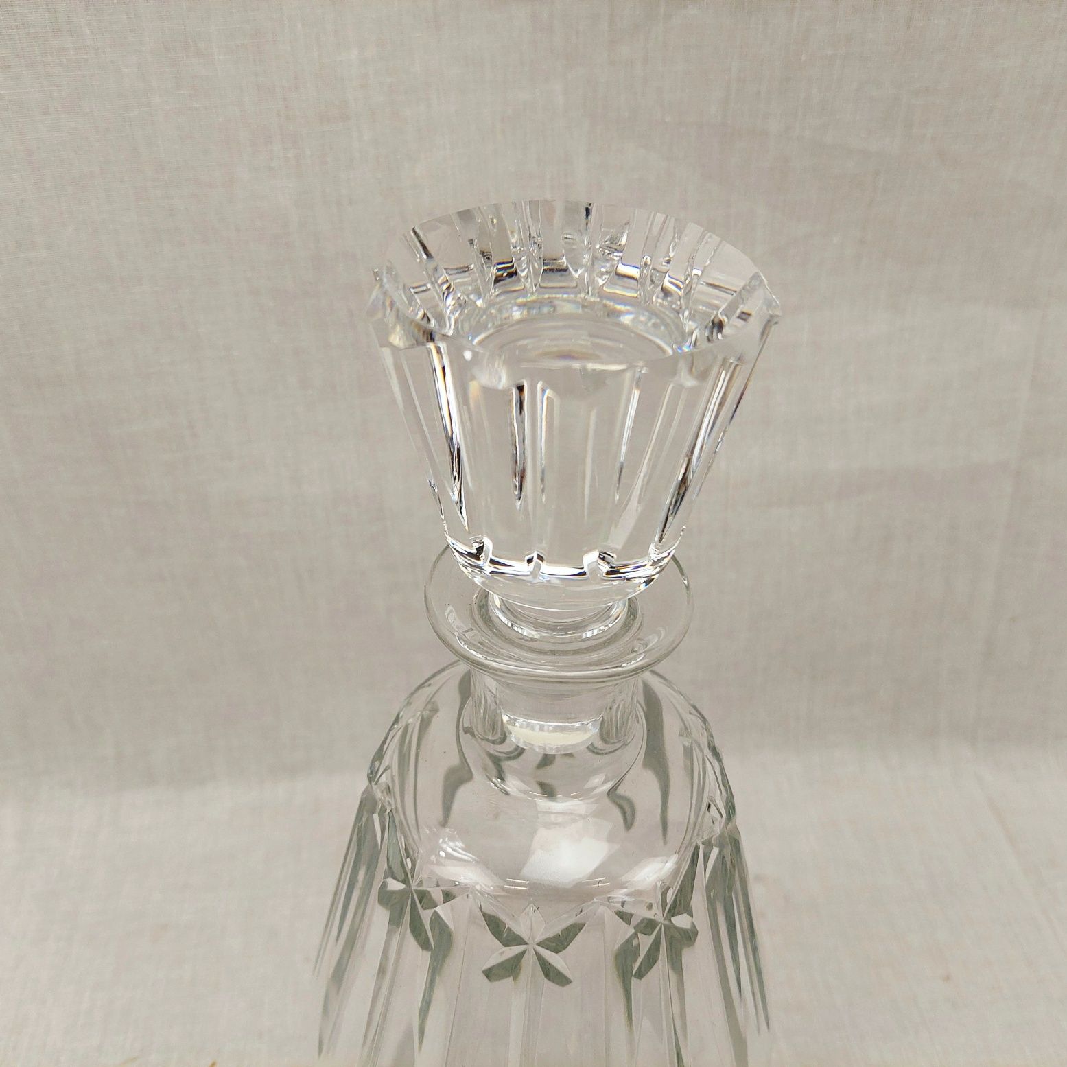 Mid 20th Century Baccarat Crystal Decanter For Thomas Hine Cognac - Image 3