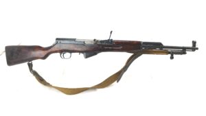 Soviet Union - Russia, 1951, SKS Assault Rifle with folding Bayonet & Sling, Made by Tula Arsenal, Old Spec Deactivated, Matching serial numbers