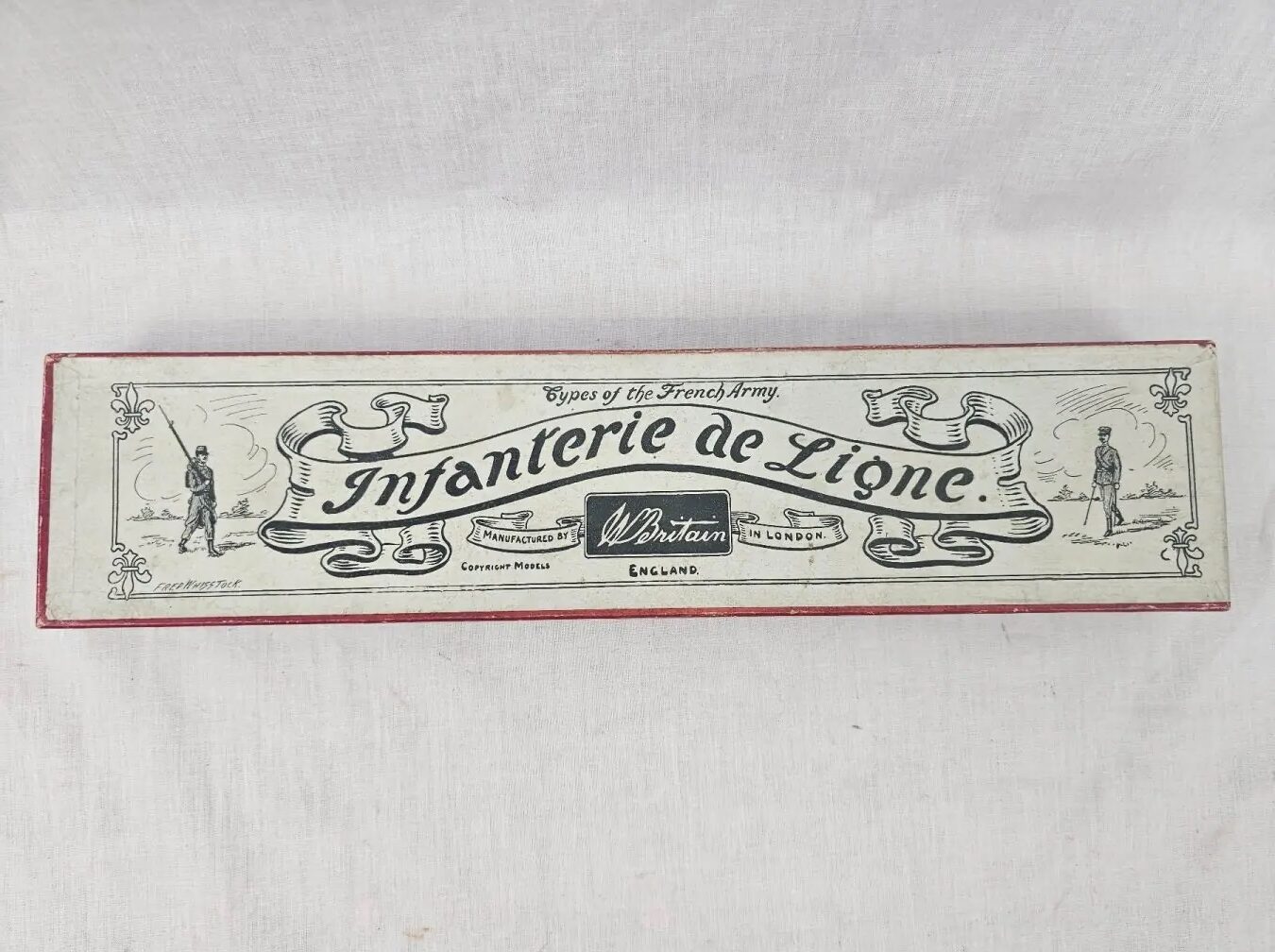 Britains French Infanterie de Ligne No 141 Set Of 8 Soldiers In Whisstock Box - Image 5
