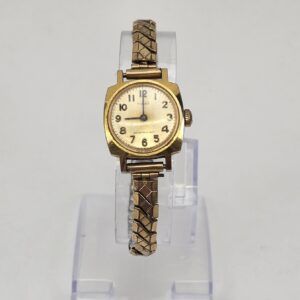 Vintage Times Mechanical Gold Plated Ladies Wrist Watch