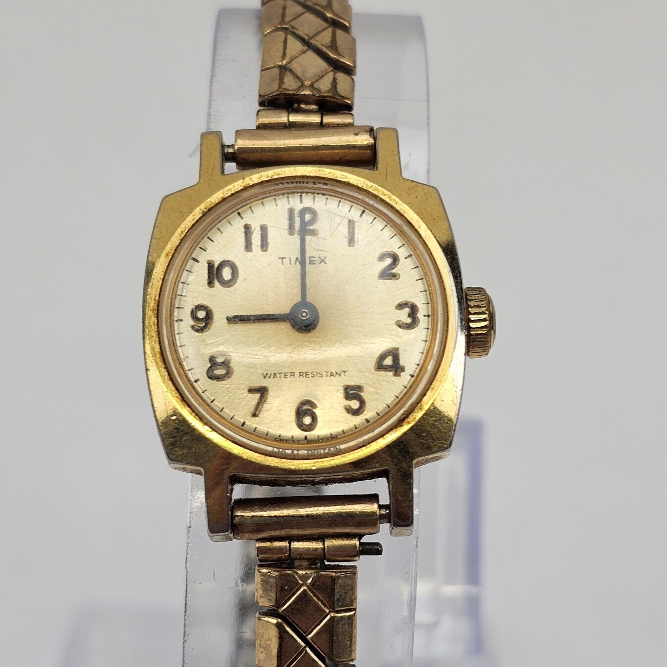 Vintage Times Mechanical Gold Plated Ladies Wrist Watch - Image 2