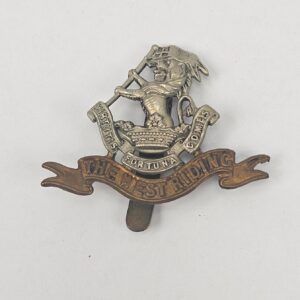 WW1 Duke Of Wellingtons The West Riding Cap Badge