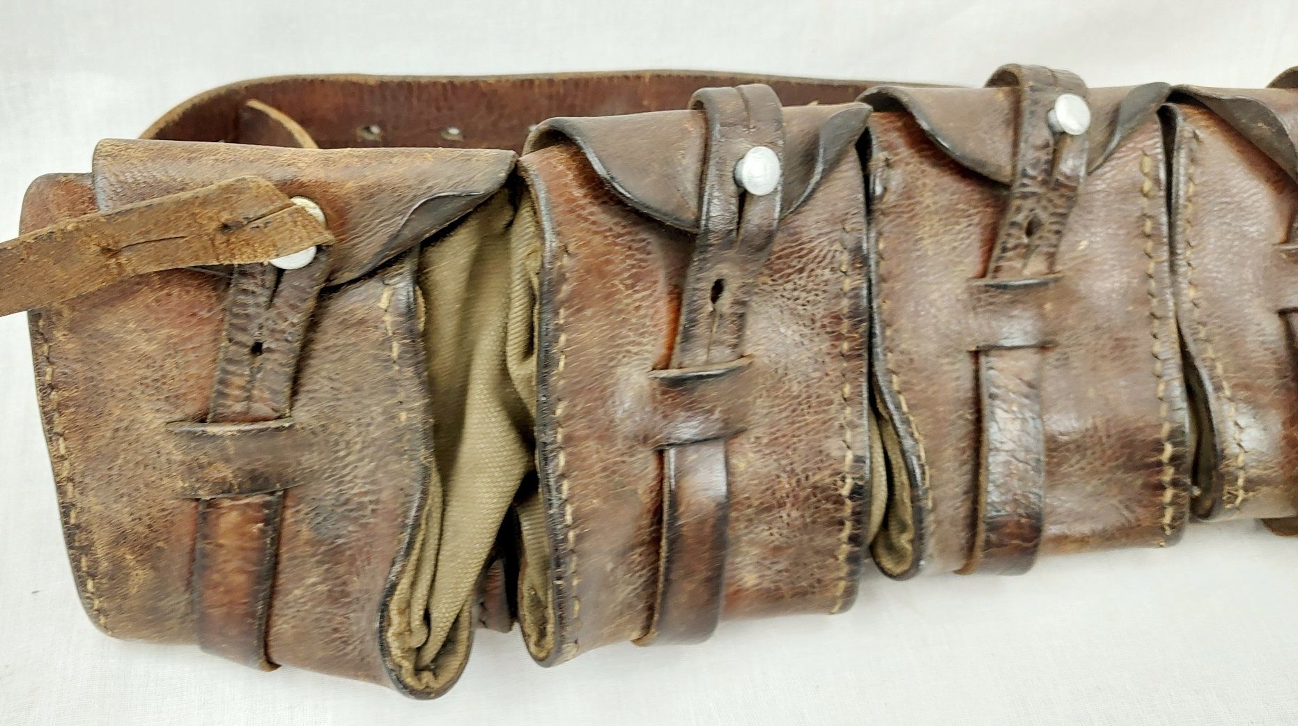WW1 Swedish Pattern K98 Mauser Ammunition Bandolier - Image 7