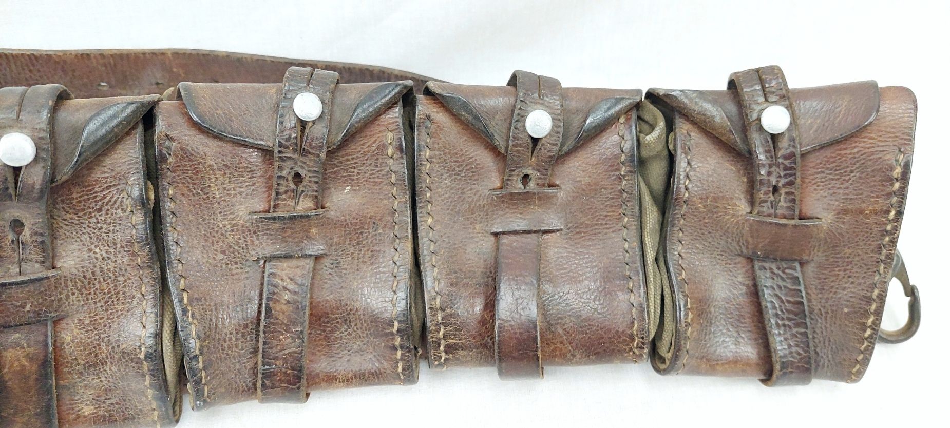 WW1 Swedish Pattern K98 Mauser Ammunition Bandolier - Image 6