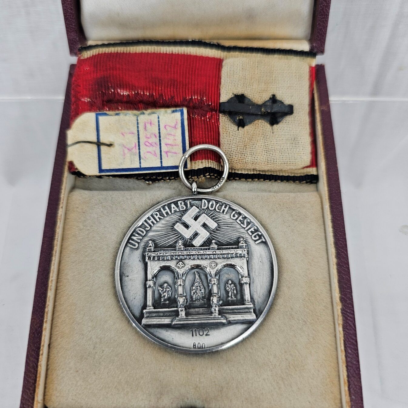 WW2 Era Nazi Germany 8–9 November 1923 Blood Order (Blutorden) Munchen Medal - First Series (1934) - Image 7