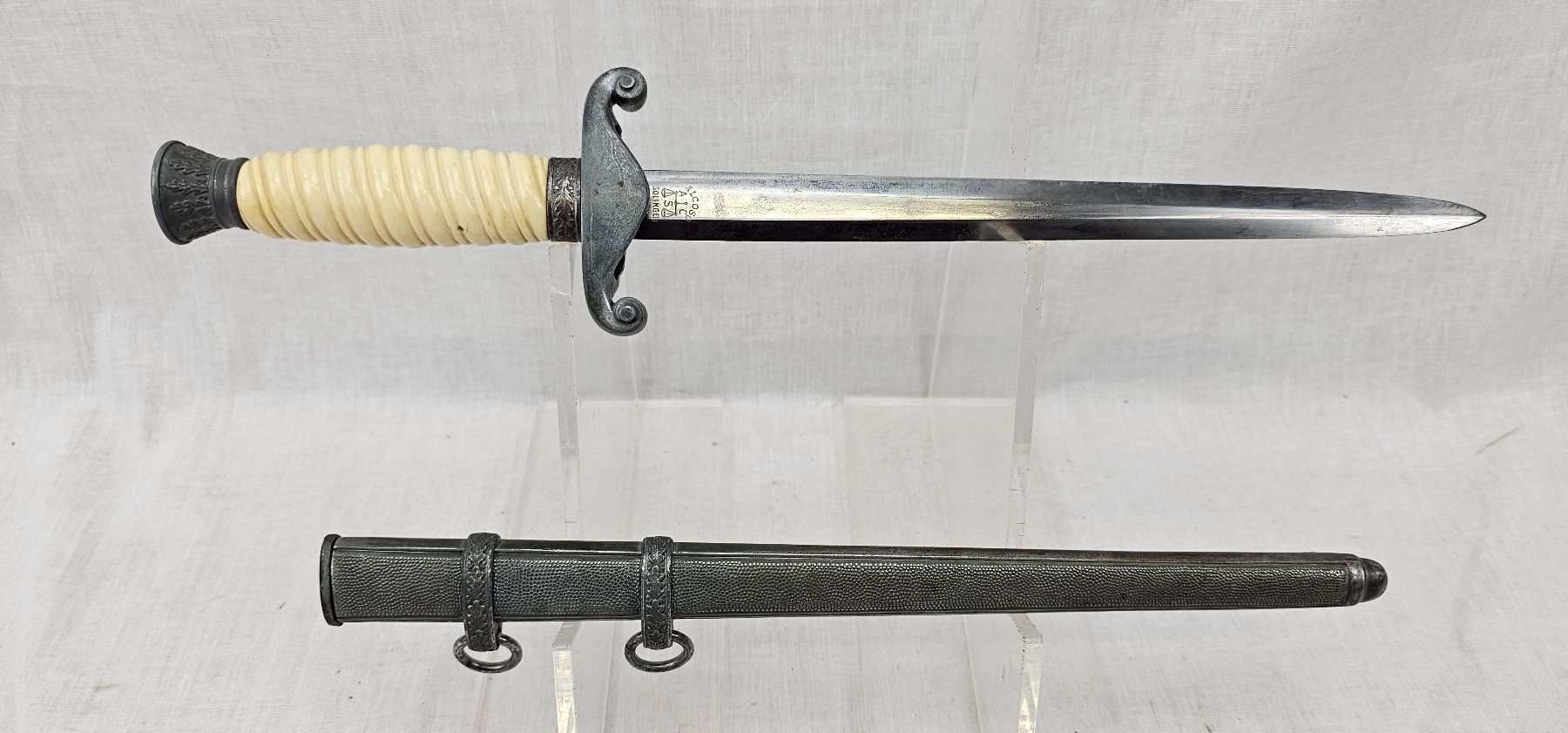 WW2 Nazi German Army Heer Dagger by ALCOSO Solingen - Image 13
