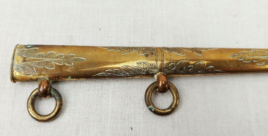 c1800 British Royal Navy Blue And Gilt Midshipmans Dirk - Image 6