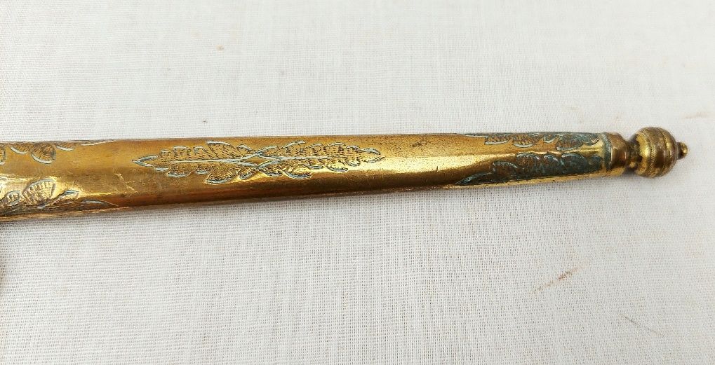 c1800 British Royal Navy Blue And Gilt Midshipmans Dirk - Image 5