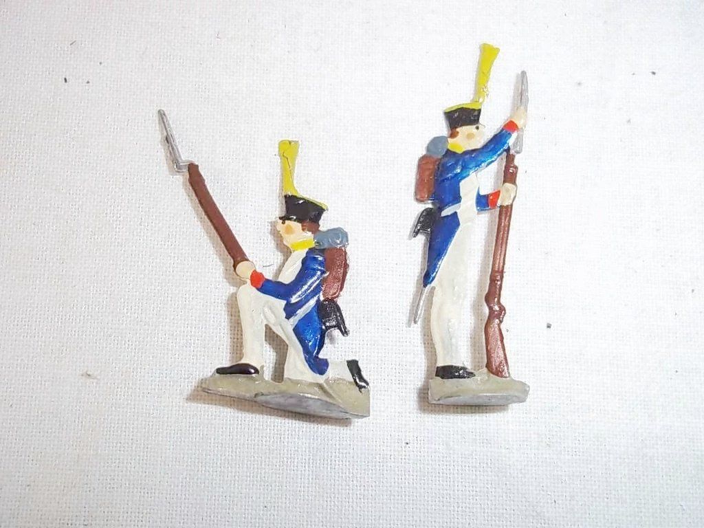 c1900 French Infantry Vintage Tin Flats 19 Pieces. Boxed - Image 6