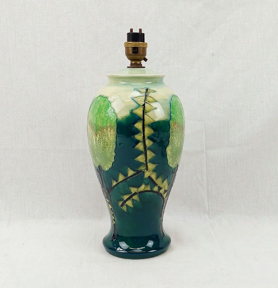 c1990 Moorcroft Banksia Pattern Lamp Base By Sally Tuffin - Image 2