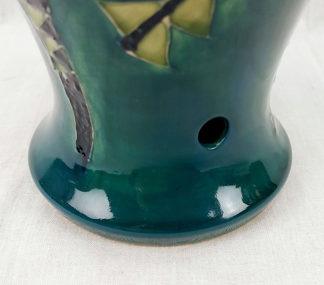 c1990 Moorcroft Banksia Pattern Lamp Base By Sally Tuffin - Image 5