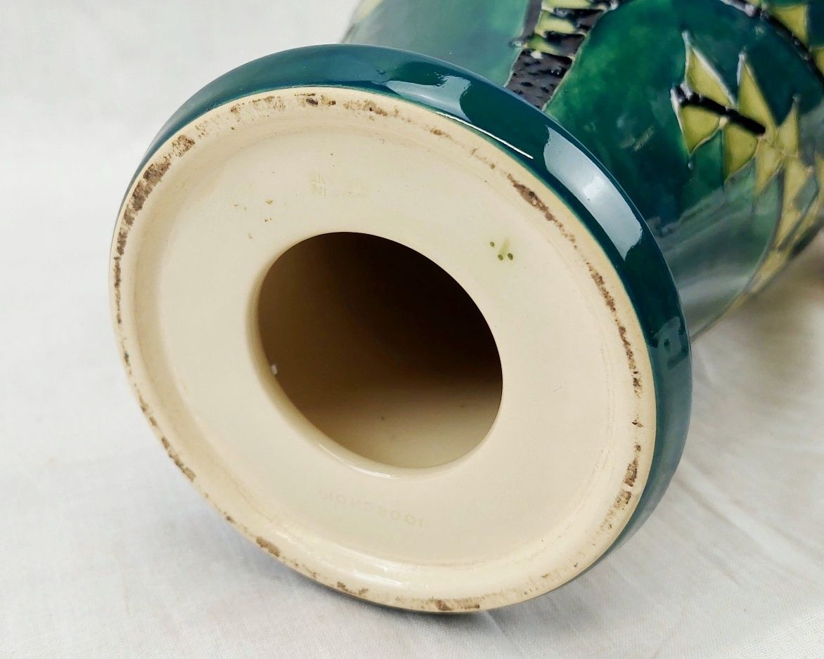 c1990 Moorcroft Banksia Pattern Lamp Base By Sally Tuffin - Image 8