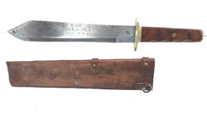 Siege of the Alamo Remembrance Bowie Knife & Leather Sheath