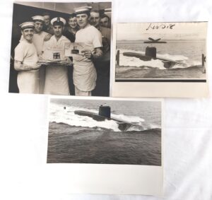 British, 1967, HM Submarine Resolution (S22) – Three Original Photographs - one with Crown Copyright