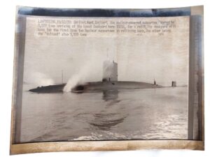 British, 1970, HM Submarine Warspite – Original Photograph
