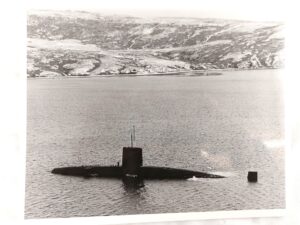 British, 1984, HM Submarine Courageous (S50) in the Falklands – Original Photograph