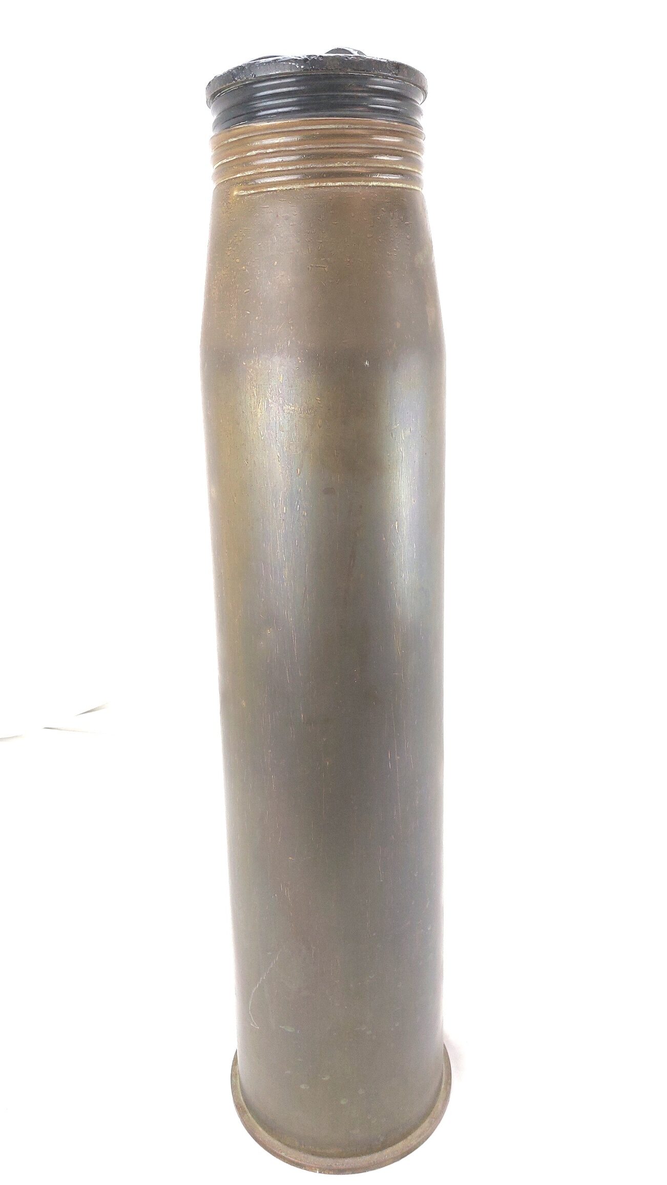 British, Naval 4.5in Brass Shell Case, Dated 1959, Made by ECC - E.Curran & Co - Image 3