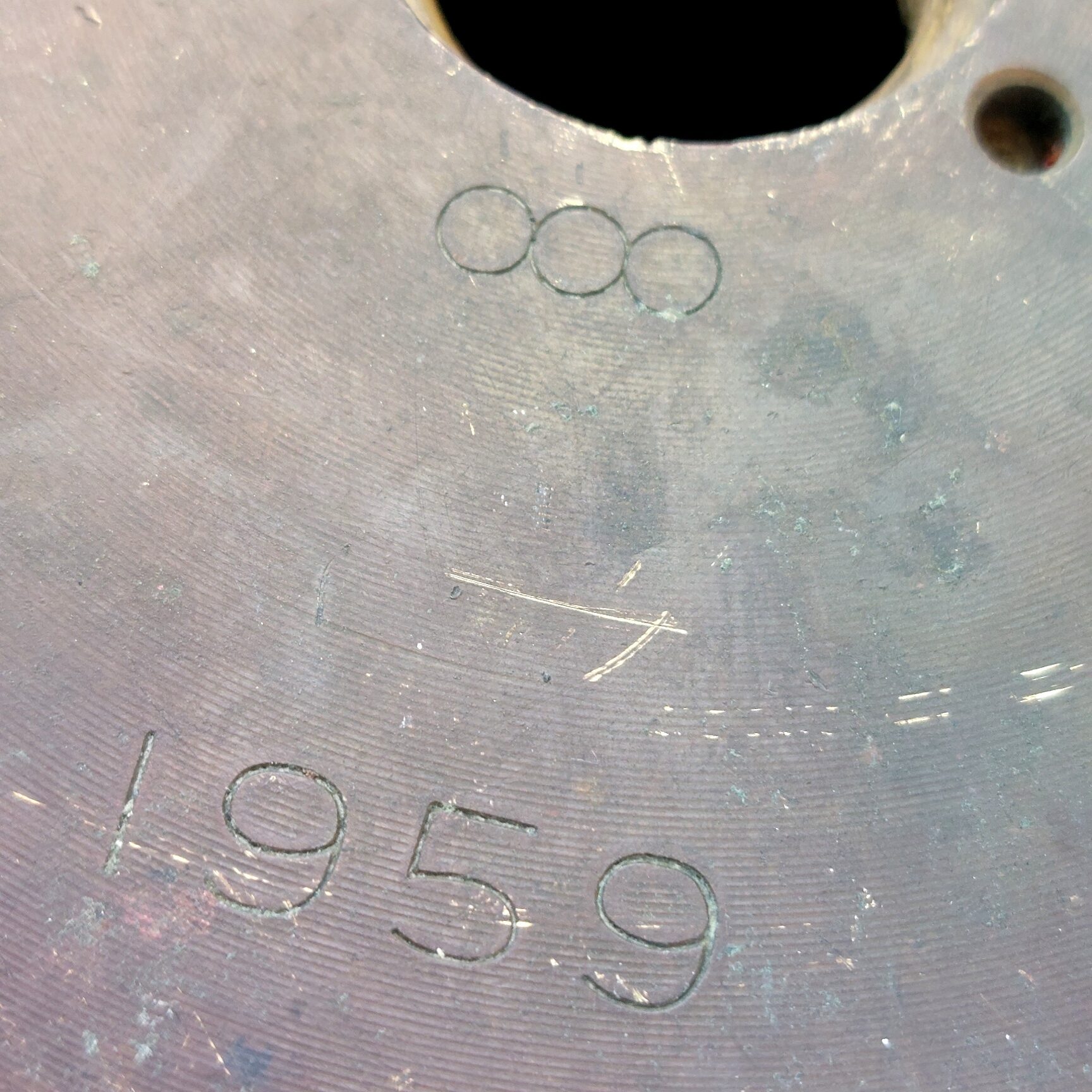 British, Naval 4.5in Brass Shell Case, Dated 1959, Made by ECC - E.Curran & Co - Image 7