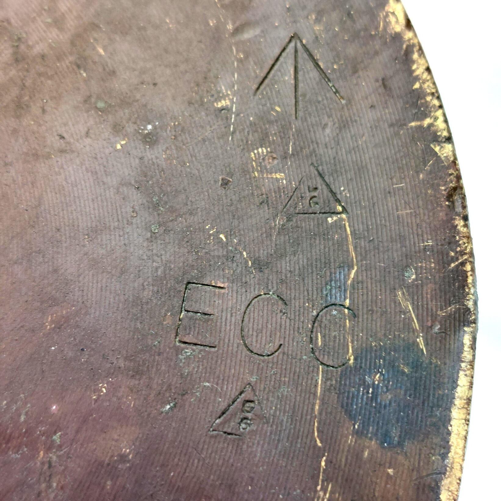 British, Naval 4.5in Brass Shell Case, Dated 1959, Made by ECC - E.Curran & Co - Image 8