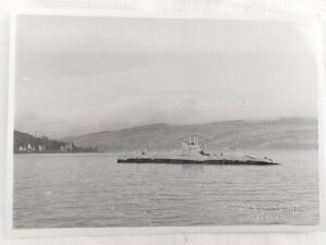 British, Post WW2, HM Submarine Sea Scout – Original Photograph with Crown Copyright