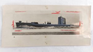 British, Post WW2, HM Submarine Trump (S33) (after Super T conversion) – Original Photograph