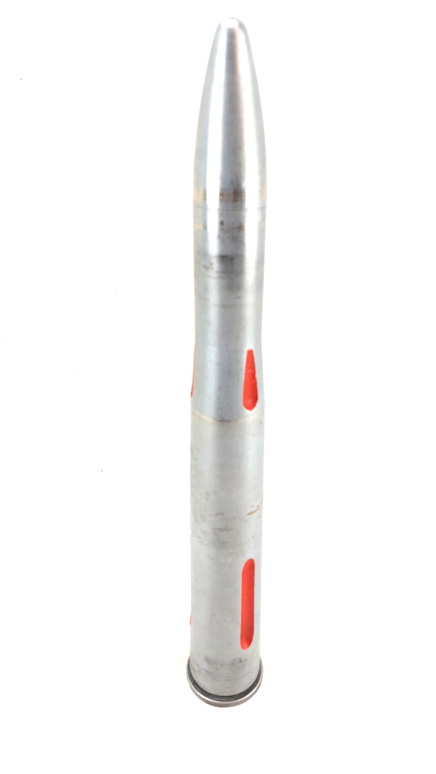 British, Royal Navy L60 Bofors 40mm N2 DRILL Round, Made by G.H.S., Dated 1954, Inert - Image 3