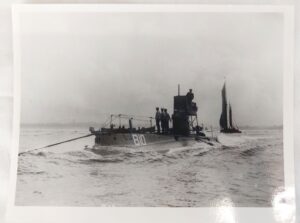 British, WW1, HM Submarine B10 – Original Photograph
