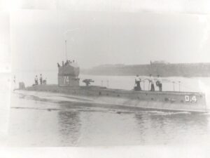 British, WW1, HM Submarine D4 – Original Photograph