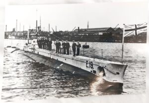 British, WW1, HM Submarine E19 – Original Photograph