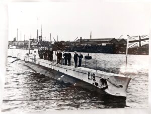 British, WW1, HM Submarine E19 – Original Photograph
