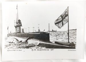 British, WW1, HM Submarine E9 – Original Photograph