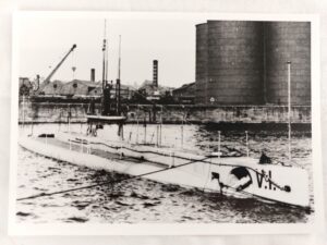 British, WW1, HM Submarine V.1. – Original Photograph