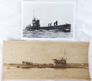 British, WW2, HM Submarine L26 – Two Original Photographs