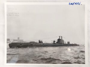 British, WW2, HM Submarine Safari (P211) – Original Photograph