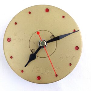 Canadian, WW1, Remembrance 18 Pounder Mark II Shell Case Clock, Dated 1916