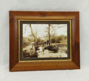 Framed Victorian Photograph Of A River Scene