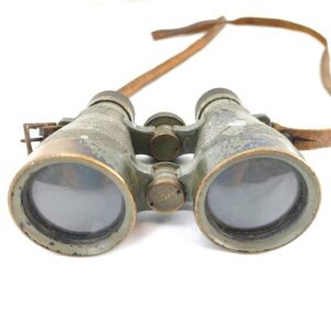 German, WW1, Imperial NCO Binoculars Voigtländer Braunschweig Fernglas Mod 08, 6x39, with Spandau Acceptance Marking K