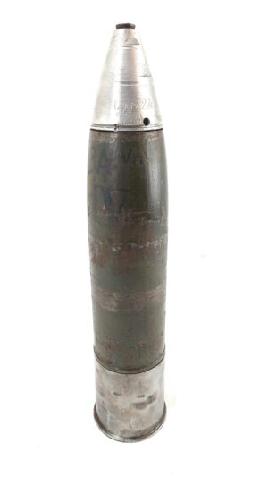 German, WW2, 7.5cm Leichtes Infanteriegeschütz 18 (Le.I.G.18 ) Round, with Charge Bag, Dated 1943 & 1944, Inert