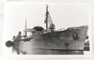 German, WW2, Champagne (ex French Tanker) – Original Photograph
