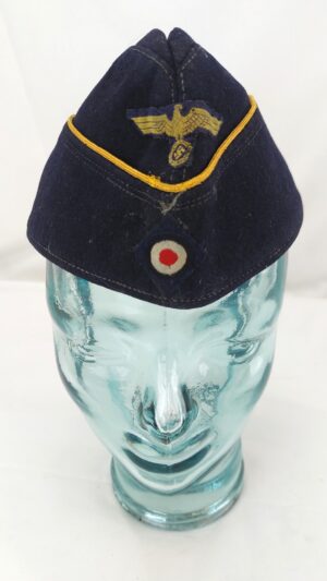 German, WW2, Kriegsmarine Officers Side Cap, Very Good Condition