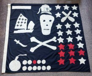 Royal Navy HMS Statesman Submarine P246 WWII Jolly Roger Flag