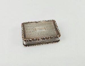 George III Sterling Silver Vinaigrette by John Bettridge
