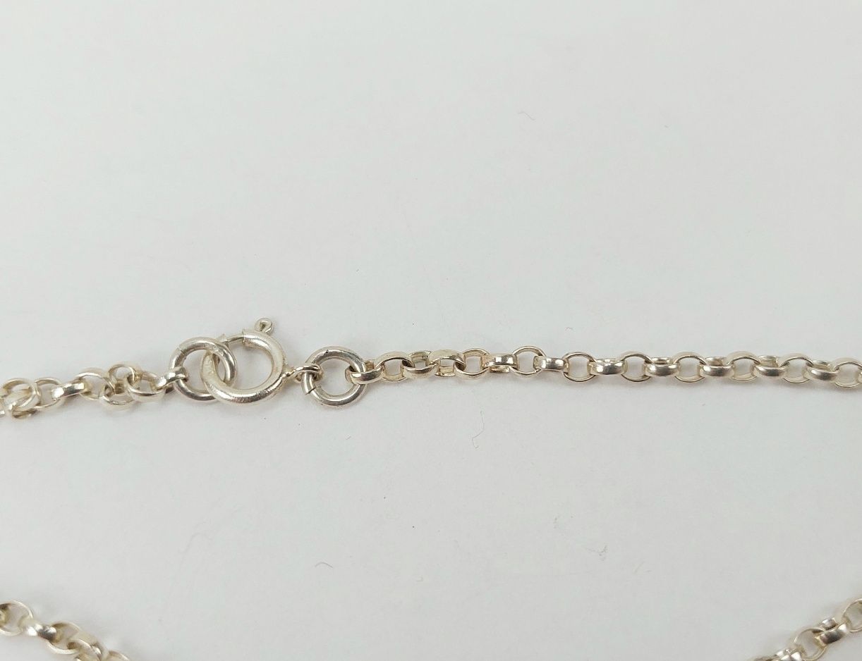 Sterling Silver Letter B Pendant Necklace - Image 5