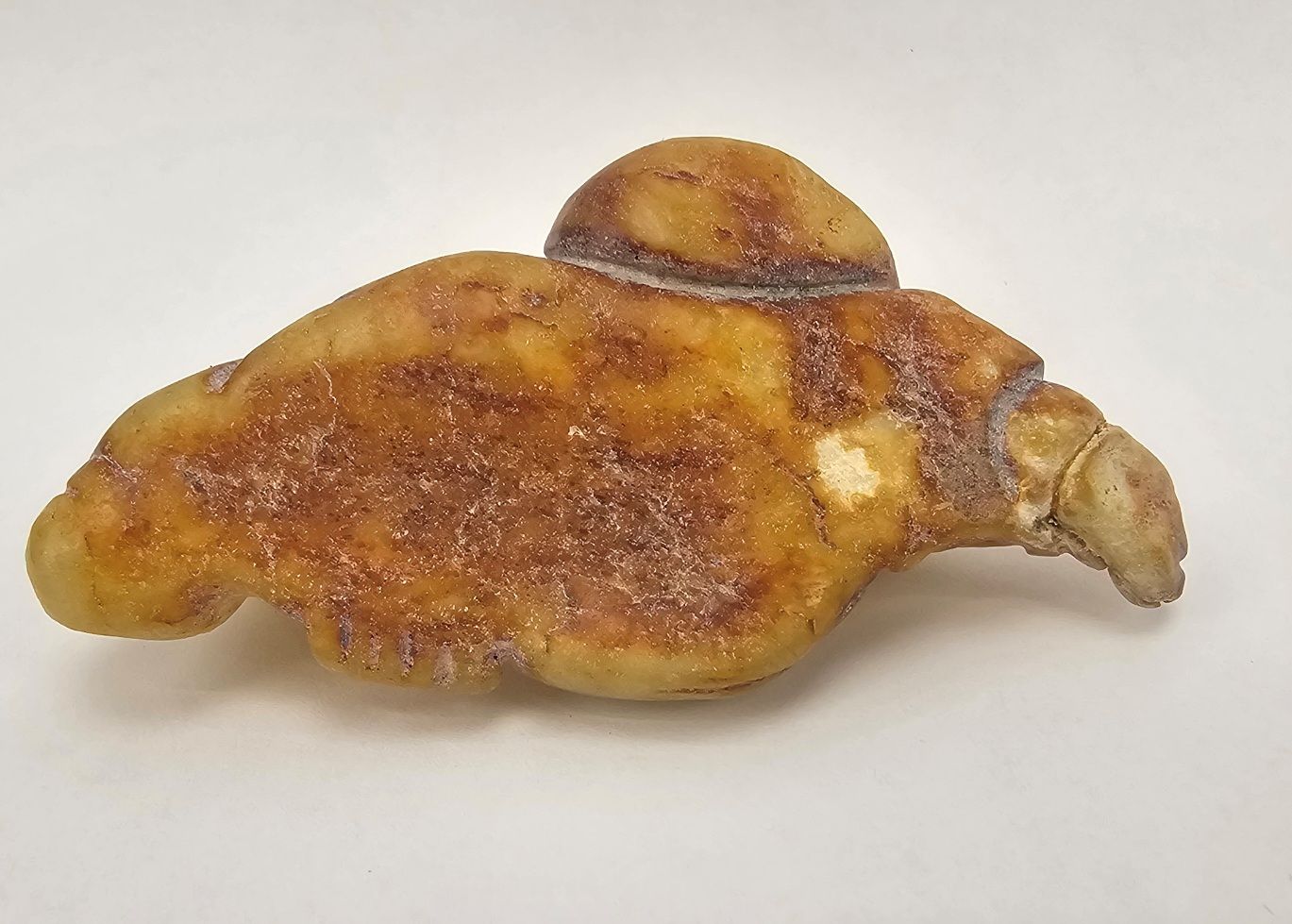 Late Ming Or Qing Dynasty Budai Nephrite Celadon Jade Figurine - Image 4