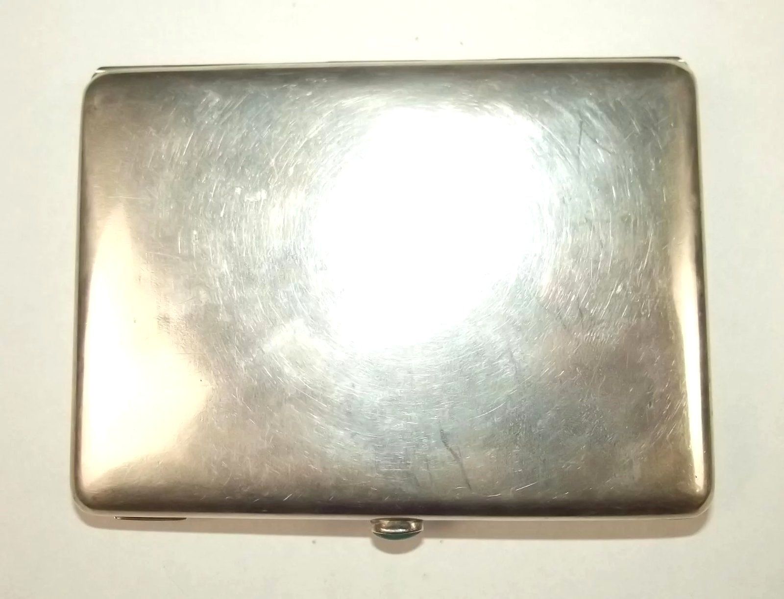 Russian Imperial Silver Cigarette Case Dated 1908, Moscow - Image 6