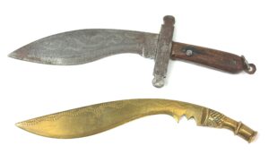 Two Miniature Kukri Letter Openers