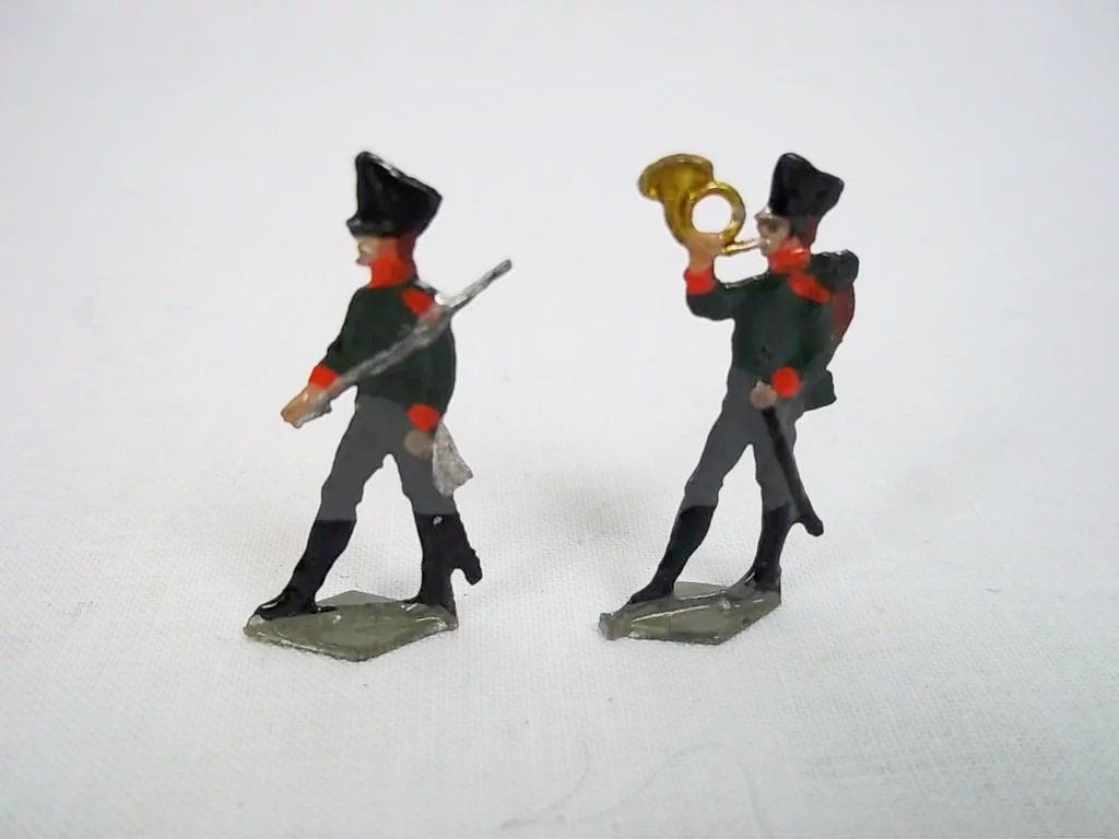 c1900/20 "Prussian Rifles" Vintage Tin Flats 21 Pieces. Boxed - Image 2