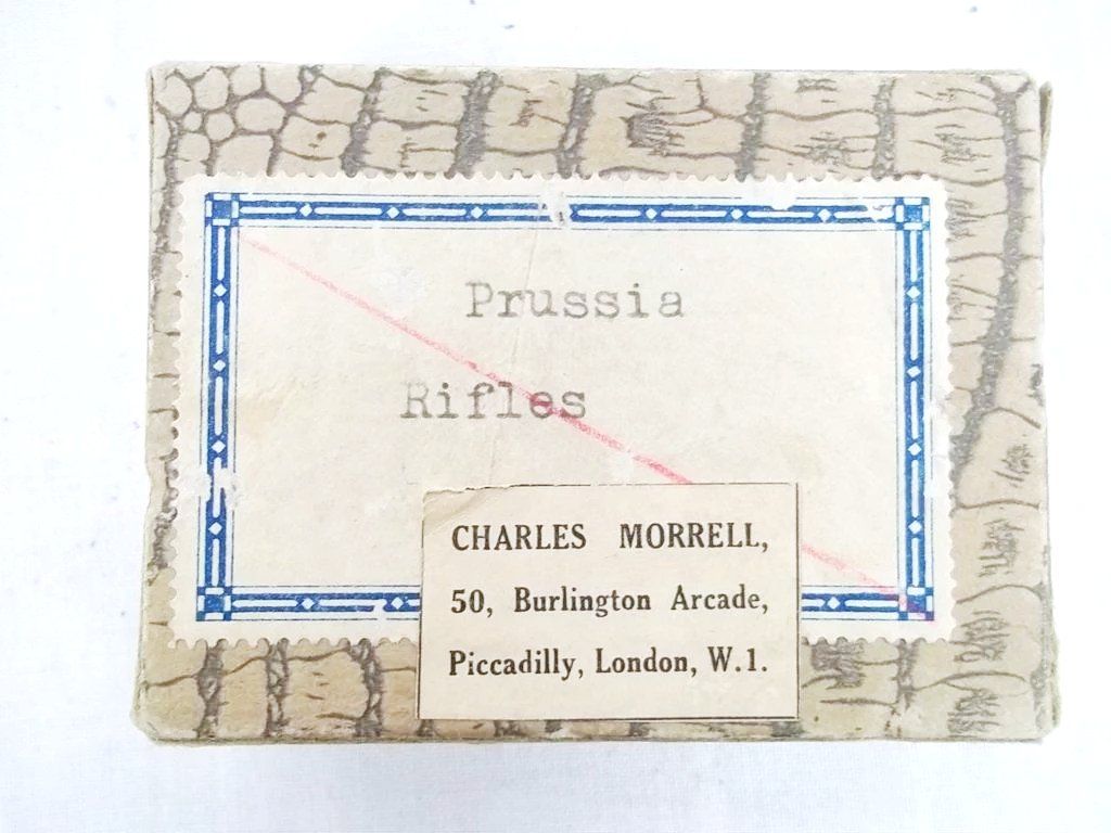 c1900/20 "Prussian Rifles" Vintage Tin Flats 21 Pieces. Boxed - Image 7