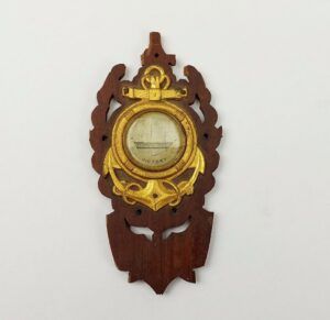 c1900 Miniature Plaque Of HMS Victory