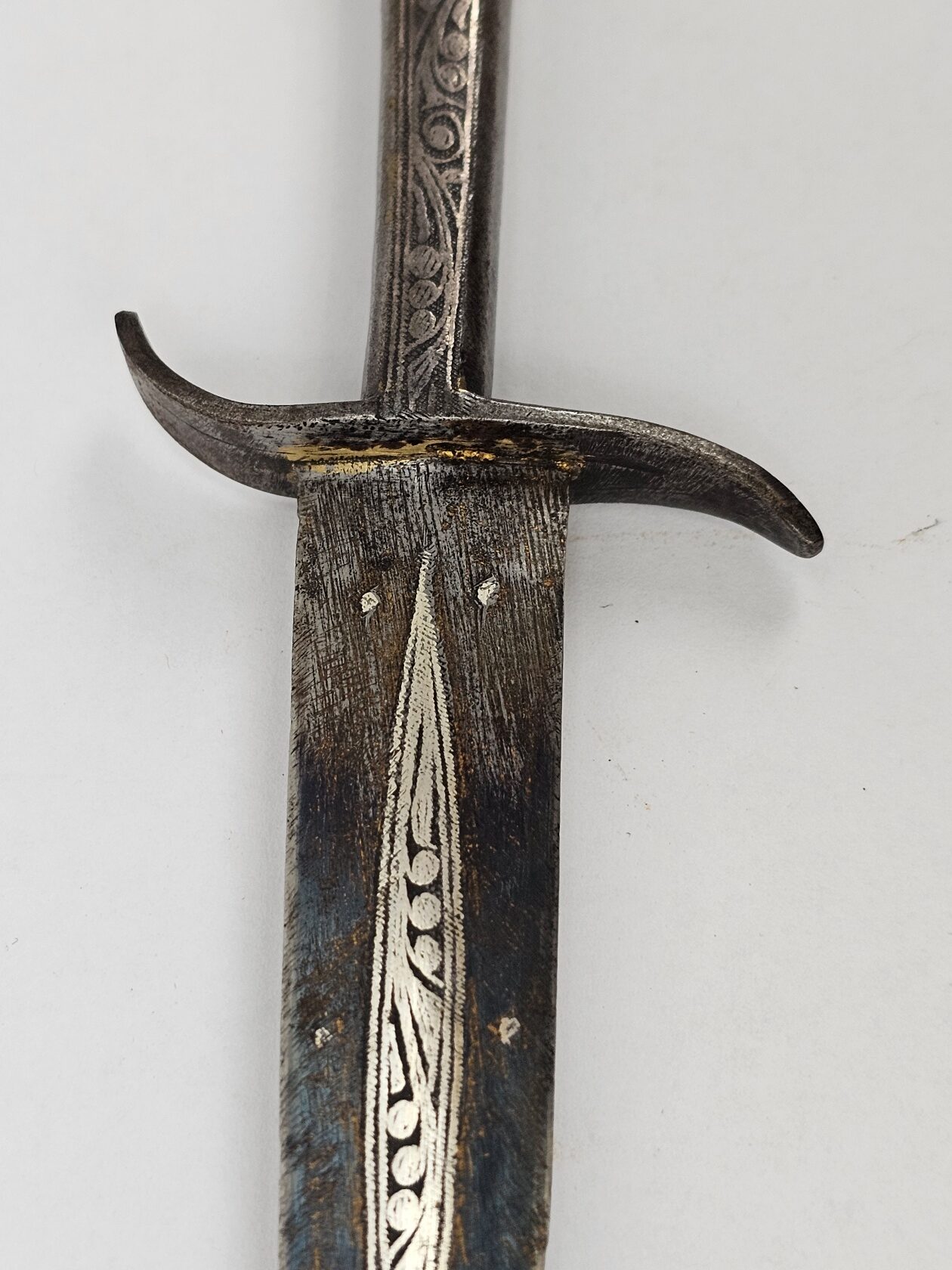 19th Century Russian/Caucasian Small Kinjal (Kindjal) Dagger with its Scabbard - Image 8
